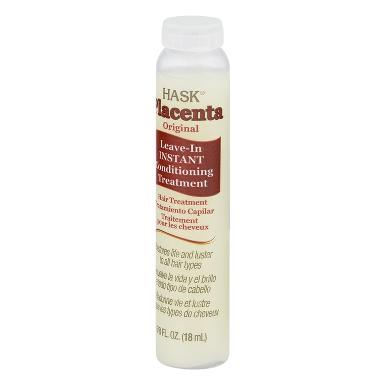 Hask Placenta No-Rinse Hair Repair Treatment, 0.625 oz - Walmart.com