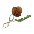 thumbnail image 4 of Handmade Crochet Acorn Keychain Lightweight Yarn Accessory For Bags And Keys, 4 of 9
