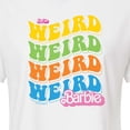 thumbnail image 3 of Barbie The Movie - Weird Stack - Juniors Cropped Cotton Blend T-Shirt, 3 of 5