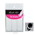 5 Pcs French Tip Nail Guides, Self-Adhesive French V-Shaped Moon Shaped ...