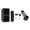 Black, variant on Naxa Electronics NAS-3061A Portable Bluetooth Stereo Speaker Entertainment Pack with Headphones, Earphones and Battery Pack, Black