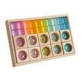 thumbnail image 1 of Esquirla Cube Blocks Set Educational Appearance Building Blocks Set for Kids for Gift Double spelling, 1 of 8