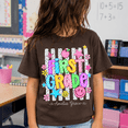 thumbnail image 5 of Back To School Shirt, Custom Grade Name Tee, First Grade Smiley Graphic, Cute First Day Of School Outfit, Classroom Gift, 5 of 10