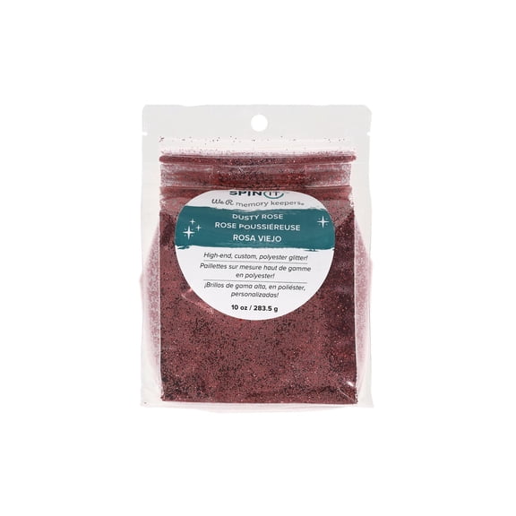 We R Memory Keepers Spin It Fine Glitter 10oz-Dusty Rose