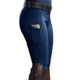 thumbnail image 4 of Fianao Women's Solid Color Equestrian Pants with Pockets & Hip Lift for Horse Riding, 4 of 4