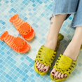 thumbnail image 3 of Zapatillas de langosta para mujer, chanclas divertidas de animales, zapatos informales de playa, zapatillas de playa suaves de talla grande Unisex, novedad de verano 2022, 3 of 5