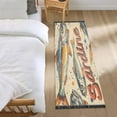 thumbnail image 3 of Yayeee Hallway Runner Rug 2'x6' Non Slip Machine Washable with Rubber Backing, Beige Sardines Pattern, 3 of 8