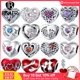 thumbnail image 2 of BISAER 925 Sterling Silver Heart Series Charm Bead Colorful Zircon Pendant Fit Family Mother's Day Birthday Bracelet DIY JewelryChina Gao Jinjia LED, 2 of 2