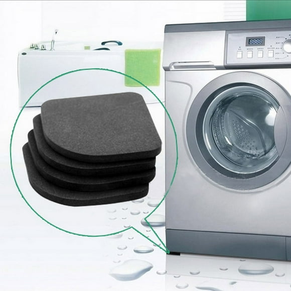 COM1950s Anti Vibration Pads for Washing Machine and Refrigerator, Non-Slip Rubber Shock Absorption Mats, Reduces Noise and Vibration for Home Appliances, Universal Fit for Most Models, 8 Piece Set