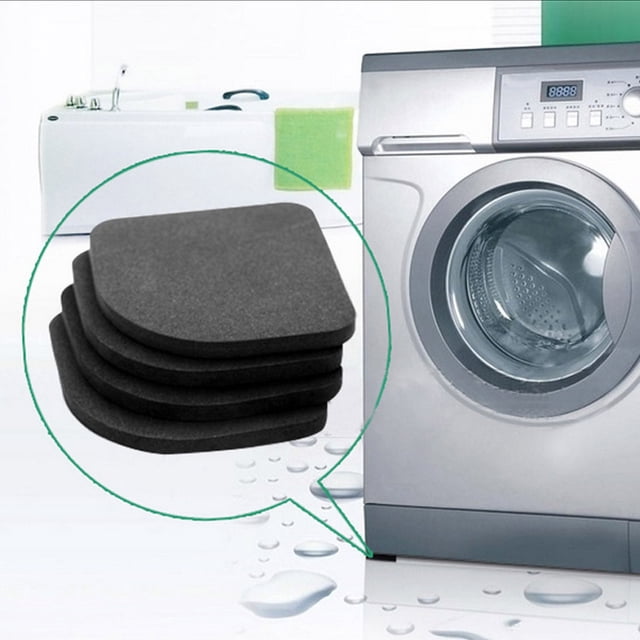 Dvkptbk Washing Machine Corner Pad Washing Machine Shock Mute Pads Refrigerator Non-slip Vibration Mats Washing Machine Corner Pad