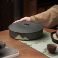 thumbnail image 5 of Large Rough Ceramic Tea Canister With Lid Tea Storage Container Tins Jar For Coffee, Herb, Sugar, Spice, 5 of 6
