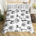 thumbnail image 2 of Erosebridal Cinema Comforter Cover Queen,Movie Popcorn Bedding Sets Queen Size,Room Decorative,3pcs(No Comforter), 2 of 6