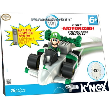 K'NEX LUIGI MOTORIZED SPRINTER KART BUILDING SET