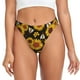 thumbnail image 1 of Fotbe Sunflowers And Bww Tanga Sin Costuras para Mujer con Estampado – Panties Invisibles, Transpirables y Cómodos para Uso Diario-Small, 1 of 6