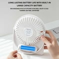 thumbnail image 5 of Desk Fans Clearance, 2025 New-thin USB Desktop Small Fan Desktop Mini Silent Portable Charging Wall Mounted Fan, 5 of 6