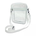 thumbnail image 1 of 3xBolso Bandolera Transparente Bolso Transparente Para Viajes Eventos Deportivos Al Aire Libre Grande, 1 of 8