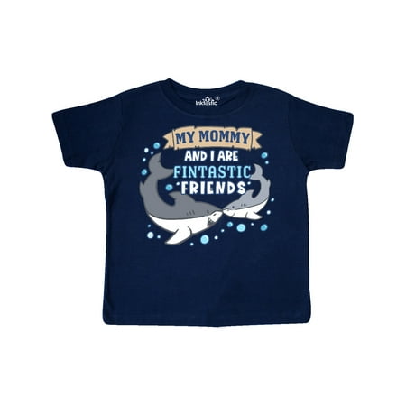 

Inktastic My Mommy and I are Fintastic Friends Cute Sharks Gift Toddler Boy or Toddler Girl T-Shirt