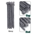 thumbnail image 2 of 12” Soft Short Dreadlocks Dreads Handmade Crochet Braids Afro Braiding Locs Hair Extensions Dark black 25g, 2 of 5