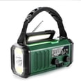 thumbnail image 2 of Radio Hand Crank Emergency 20000mAh Solar AM/FM (versión Estadounidense) Verde, 2 of 9