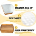 thumbnail image 6 of Honey Lake 10-Frame Langstroth Beehive Starter Kit – Wax-Dipped, Complete Hive with 2 Deep Brood Boxes, 2 Medium Super Boxes, Frames & Pre-Waxed Foundation Sheets for Beginner Beekeepers, 6 of 12