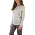 thumbnail image 3 of ToBeInStyle Women's Long Sleeve Dolman Top, 3 of 6