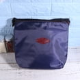 thumbnail image 3 of Bolsa de almuerzo de papel de aluminio Bolsa aislada de calor frío Bolsa de asas portátil para el trabajo escolar (Azul marino) HOMEMAXS 5792342-MX, 3 of 7