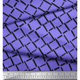 thumbnail image 3 of Soimoi Purple polyester Crepe Fabric Brush Stroke Abstract Decor Fabric Printed Yard 42 Inch Wide, 3 of 3