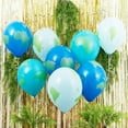 thumbnail image 4 of BLUE PANDA Travel Globe Balloons - 12 In, 50 Pack, Blue & Green - Earth Day Party Favors & Classroom Decorations - Latex Earth Globes for World Theme Party, 4 of 9