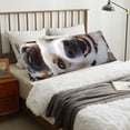 thumbnail image 4 of Rateoe Long Body Pillow Cover, 20x54 Inches Body Pillow Cases, Soft Brushed Microfiber Zipper Design, Realistic Cute Puppy -Pillows Not Included, 4 of 7