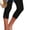 Black, variant on Yoga Capri Pants for Women Yoga Capri Pants Knee Length High Waisted Trendy Summer Pedal Pushers Dressy Casual Capri Leggings with Pockets Navy XL