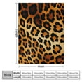 thumbnail image 4 of ARISTURING Fur Throw Blanket Leopard Bed Blanket 50"x70" Super Soft Warm Reversible with Flannel Fuzzy Printed Blanket, 4 of 6