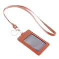thumbnail image 3 of Porta de identificación auténtica Zulema con cordón de alta resistencia estilo vertical 11 naranja, 3 of 8