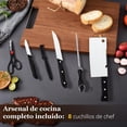 thumbnail image 3 of Batería de Cocina NOVRY Negro Antiadherente de 44 Piezas para Inducción, 3 of 8