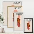 thumbnail image 4 of Designart 'A Red Full Moon Over Two Autumn Leaves' Modern Framed Canvas Wall Art Print, 4 of 5