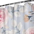 thumbnail image 4 of Waterproof Pioneer Shower Curtain 84x72 Inch Polyester Unique Colorful Floral Shower Curtain for Bathroom Hotel Home Decor with 12 Plastic Hooks, 4 of 5
