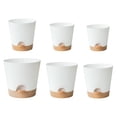 thumbnail image 2 of 6x Macetas de autorriego Cola con orificios de drenaje Maceta de 8/7/6.5/6/5.5/5 pulgadas Blanco Macetas de autorriego, 2 of 8