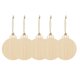 thumbnail image 1 of Adornos colgantes navideños de madera para manualidades de madera, decoración y suministros para fiestas. Bola redonda 5pcs, 1 of 9