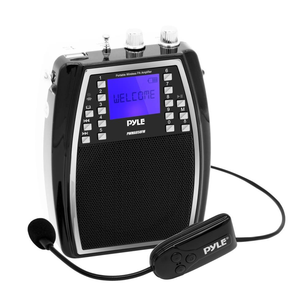 Karaoke Pa System, Pyle Pwma85ufm Mini Portable Radio Indoor Pa Karaoke
