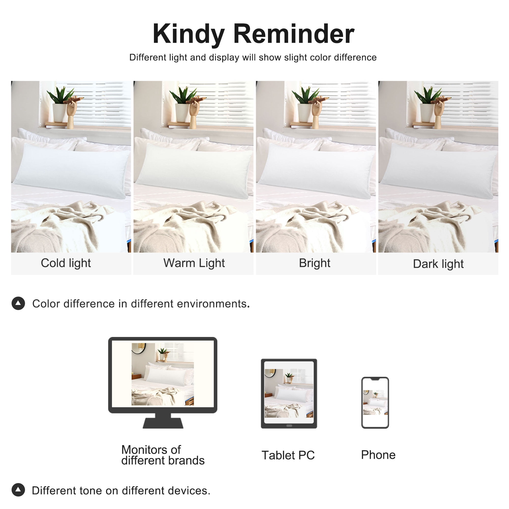 Unique Bargains Envelope Closure Washed Microfiber Body Pillowcases White 20"x48"