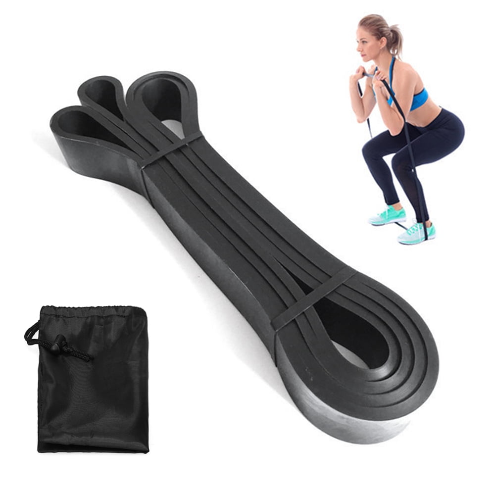 Labymos 208cm Resistance Loop Band Natural Latex Yoga Strength Training Stretch Band Home Gym Fitness Exercise Workout Elastic Band with Carry Bag Walmart