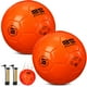 thumbnail image 1 of Shappy 2 Pelotas de Fútbol Naranja Talla 3 con Bomba y Bolsa de Malla, 1 of 6
