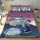 thumbnail image 1 of Star vs. las Fuerzas del Mal Conjunto de sábanas temático, trío de piezas, cómodo y amigable con la piel, diseño único, regalo de decoración para el hogar para familiares, amigos y fans,173cm *218cm, 1 of 6
