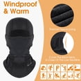 thumbnail image 5 of WEST BIKING Thermal Balaclava Face Mask, Windproof Motorcycle Ski Scarf for Men, Black 1 Piece, 5 of 9