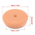 thumbnail image 4 of Unique Bargains 90 78mm Sponge Buffing Pads for Car Wheels Orange, 4 of 6
