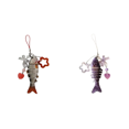 thumbnail image 1 of Llavero Pescado Acrílico Encantador Joyas Con Regalo () Rojo, 1 of 6