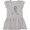 AC-Heather Grey, variant on Inktastic Down Syndrome Awareness Blue and Yellow Hearts Ribbon Girls Toddler Dress