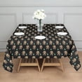 thumbnail image 3 of Black Bigfoot and Tree Pattern Square Tablecloth,Waterproof Square Table Cover,Wipeable Spillproof Washable Table Cover for Home Kitchen Party Decor 52"x52"(132x132cm), 3 of 6