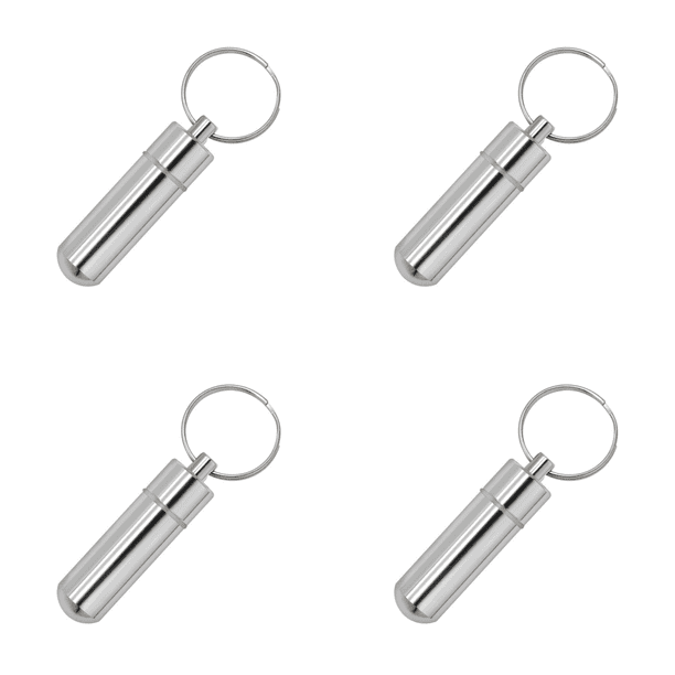Tubo Sellado de Aleación de Aluminio Portátil Con Llavero Hugtrwg