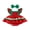 Red Green, variant on Newborn Baby Girl Summer Clothes Watermelon Romper Dress Outfit Watermelon Print Fly Sleeve Bodysuit Playsuit Ruffled Dress with Bowknot Hairband