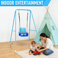 thumbnail image 5 of G TALECO GEAR Foldable Swing Stand for Kids, Toddler Swing Frame, Metal Swing Sets for Backyard, Outdoor/Indoor, Fits for Most of the Toddlers Swings, Blue, 5 of 8